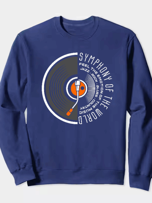 Symphony World Emotion Music Crewneck Sweatshirt