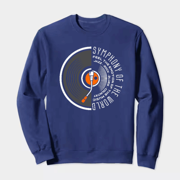 Symphony World Emotion Music Crewneck Sweatshirt