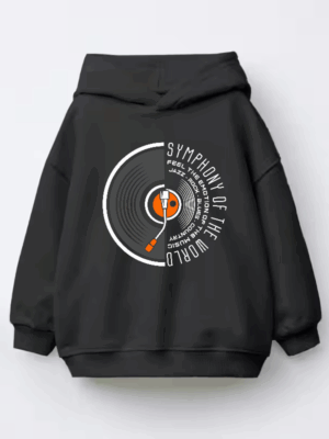 Symphony World Emotion Music Kids Hoodie