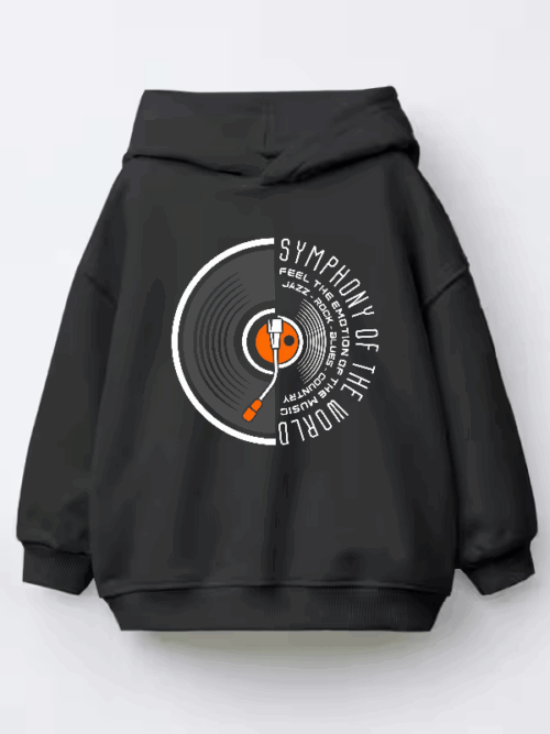 Symphony World Emotion Music Kids Hoodie