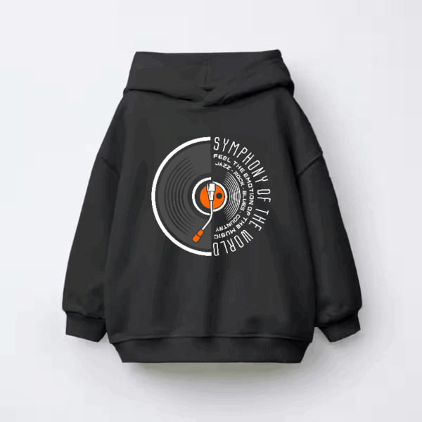 Symphony World Emotion Music Kids Hoodie