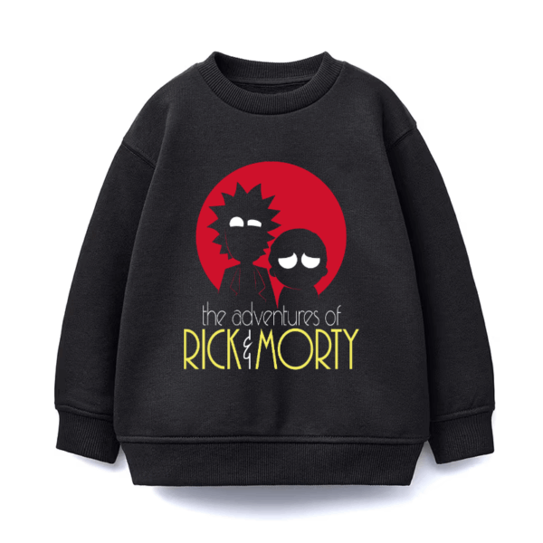 The Adventures Of Rick And Morty Crewneck Sweatshirt
