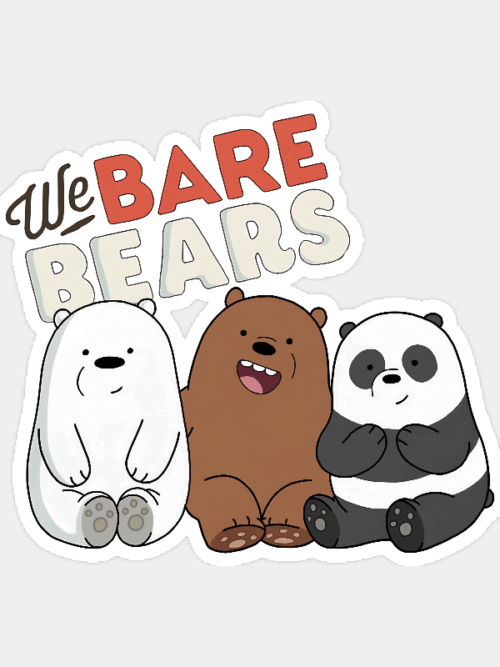 The Bear Bros Together Always Sticker