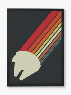 The Fastest Ship in the Galaxy Millennium Falcon Poster