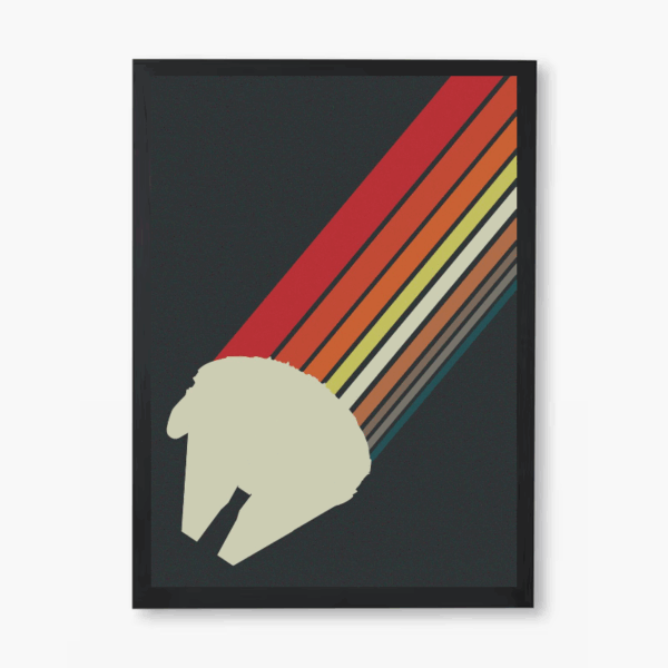 The Fastest Ship in the Galaxy Millennium Falcon Poster