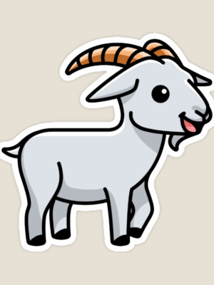 The Goat Wilderness Adventure Vinyl Sticker