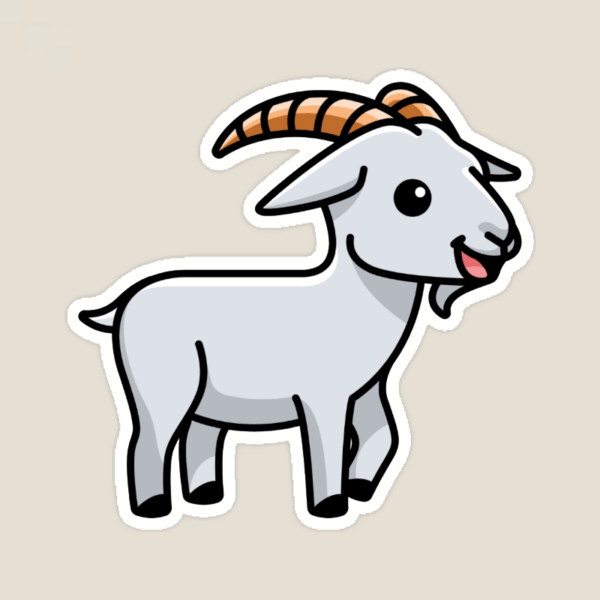 The Goat Wilderness Adventure Vinyl Sticker The Goat Wilderness Adventure Vinyl Sticker