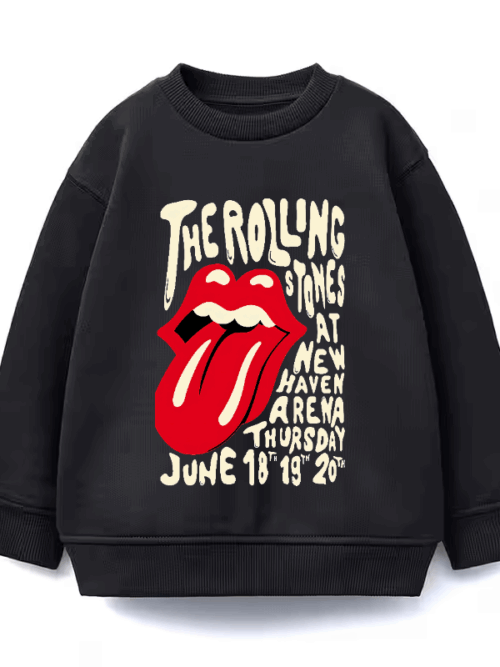 The Rolling Stones Legacy Loud and Iconic Rock Energy Crewneck Sweatshirt