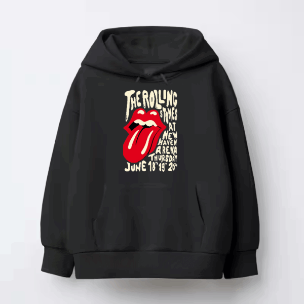 The Rolling Stones Legacy Loud and Iconic Rock Energy Hoodie