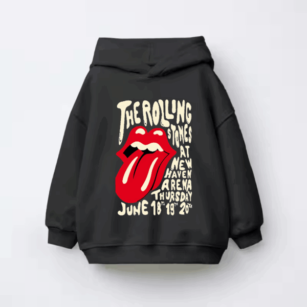 The Rolling Stones Legacy Loud and Iconic Rock Energy Kids Hoodie