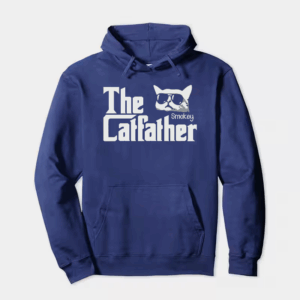 The Smokey Catfather Feline Crime Boss Hoodie
