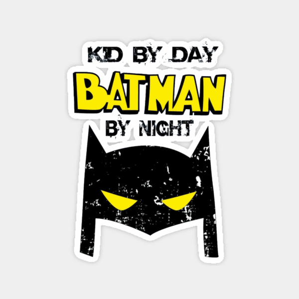 The Ultimate Dual Identity Batman Sticker