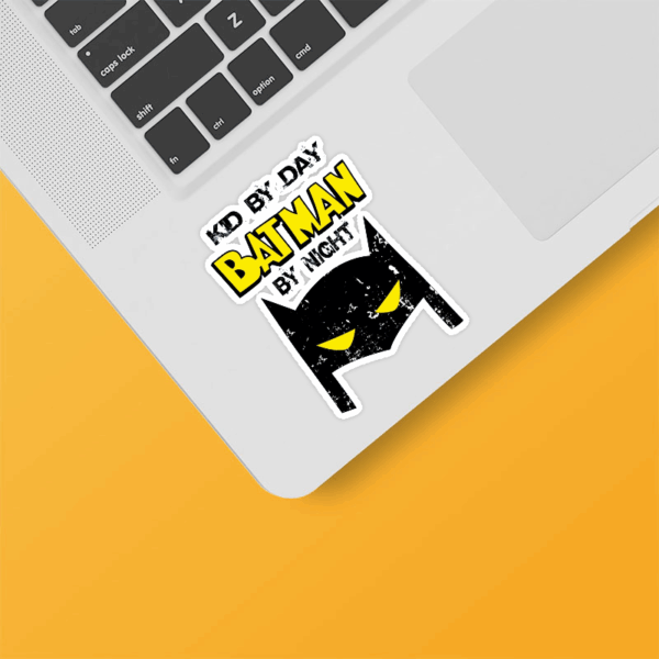The Ultimate Dual Identity Batman Sticker
