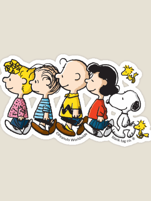 The Whole Peanuts® Gang Together Sticker