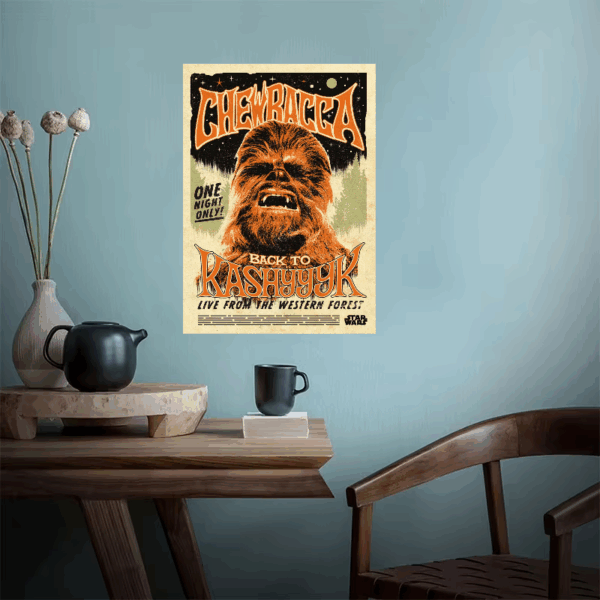 The Wookiee Warrior Chewbacca Poster