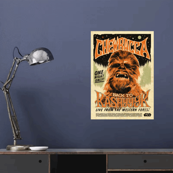 The Wookiee Warrior Chewbacca Poster