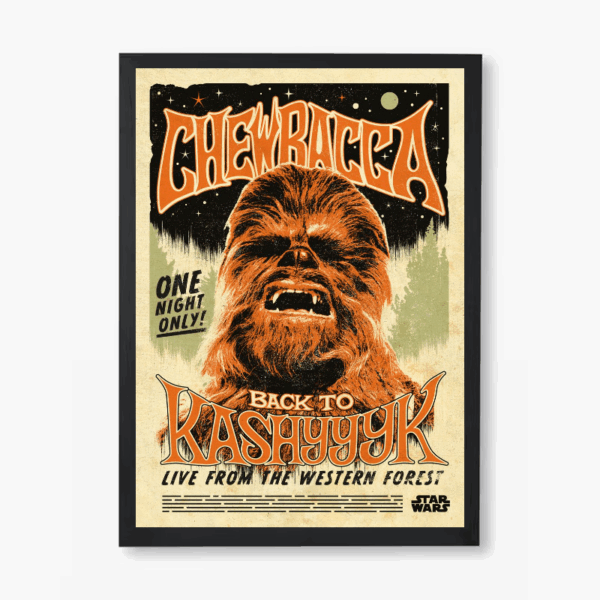 The Wookiee Warrior Chewbacca Poster