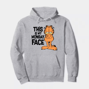 This Is My Monday Face Garfield Mood Activated Hoodie