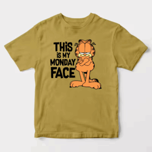 This Is My Monday Face Garfield Mood Activated Unisex T-Shirt