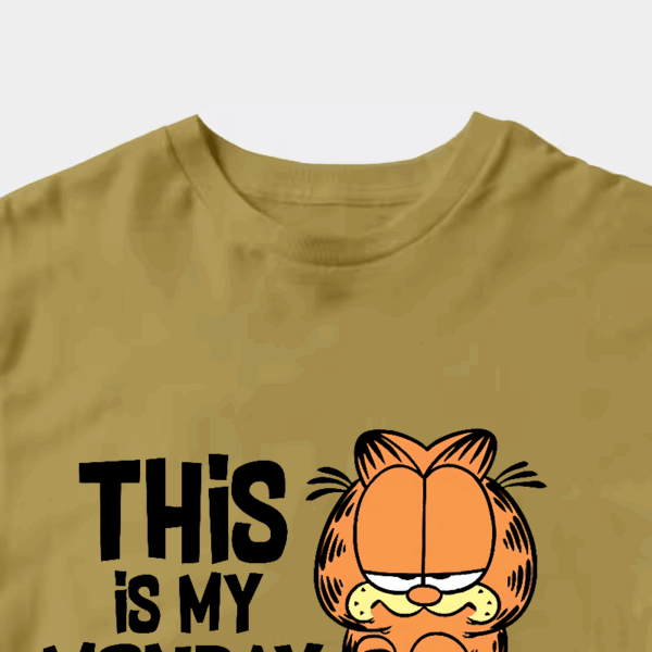 This Is My Monday Face Garfield Mood Activated Unisex T-Shirt