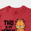 This Is My Monday Face Garfield Mood Activated Unisex T-Shirt