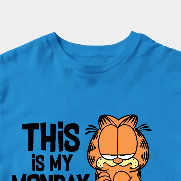 This Is My Monday Face Garfield Mood Activated Unisex T-Shirt