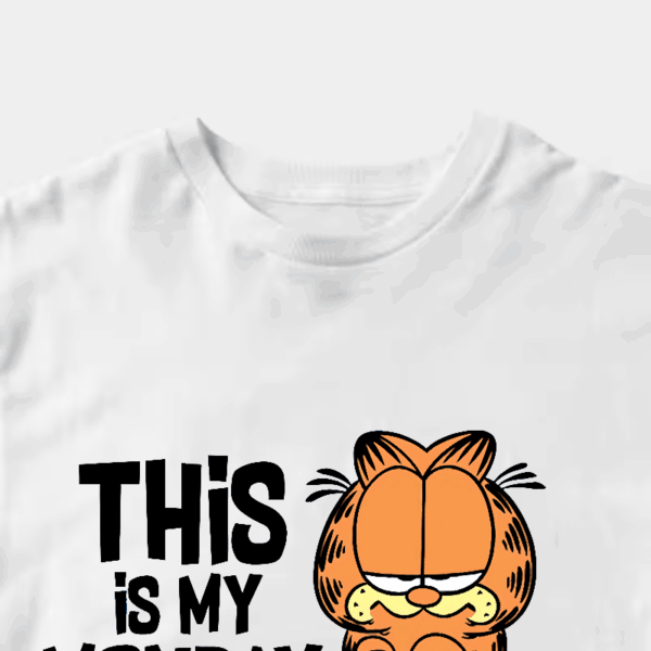This Is My Monday Face Garfield Mood Activated Unisex T-Shirt