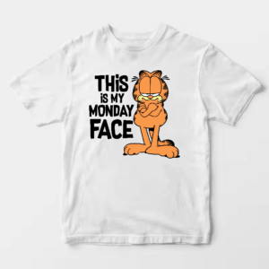 This Is My Monday Face Garfield Mood Activated Unisex T-Shirt