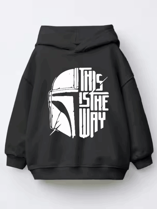This Is The Way Mandalorian Code Legacy Star Wars Kids Hoodie