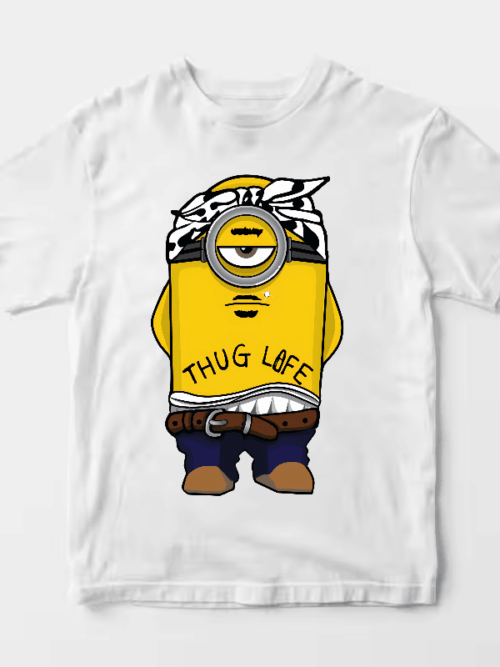 Thug Life Minion Gangsta Unisex T-Shirt