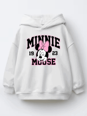 Timeless Charm Minnie Mouse Kids Hoodie