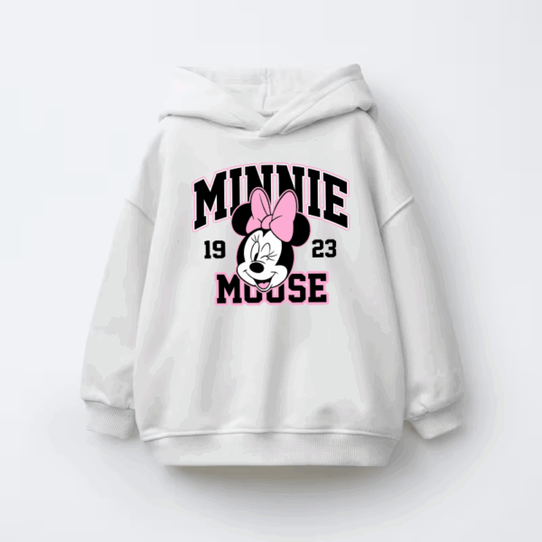 Timeless Charm Minnie Mouse Kids Hoodie