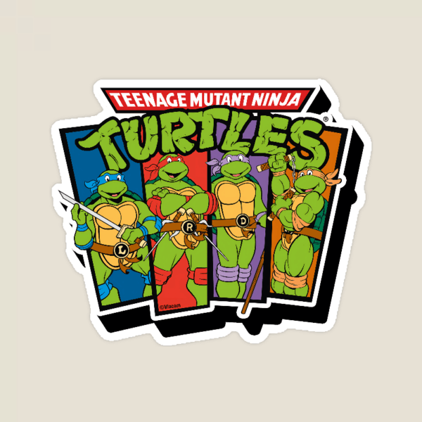 TMNT Ninja Turtles Shell Power Squad Sticker TMNT Ninja Turtles Shell Power Squad Sticker