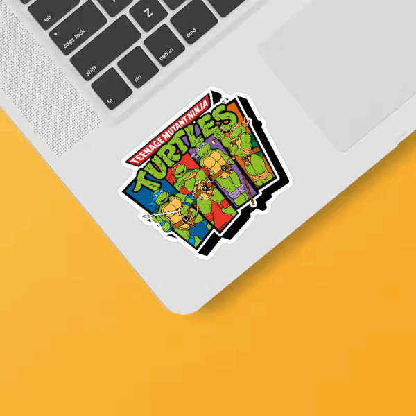 TMNT Ninja Turtles Shell Power Squad Sticker TMNT Ninja Turtles Shell Power Squad Sticker