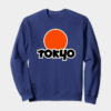 Tokyo Text Japanese Logo Minimal Urban Style Crewneck Sweatshirt