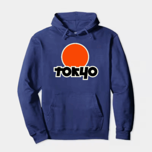 Tokyo Text Japanese Logo Minimal Urban Style Hoodie