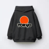 Tokyo Text Japanese Logo Minimal Urban Style Kids Hoodie