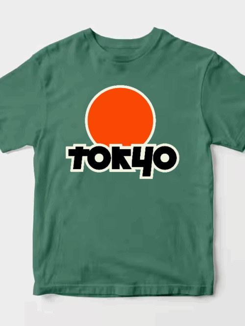 Tokyo Text Japanese Logo Minimal Urban Style Unisex T-Shirt