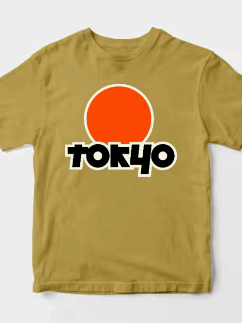 Tokyo Text Japanese Logo Minimal Urban Style Unisex T-Shirt
