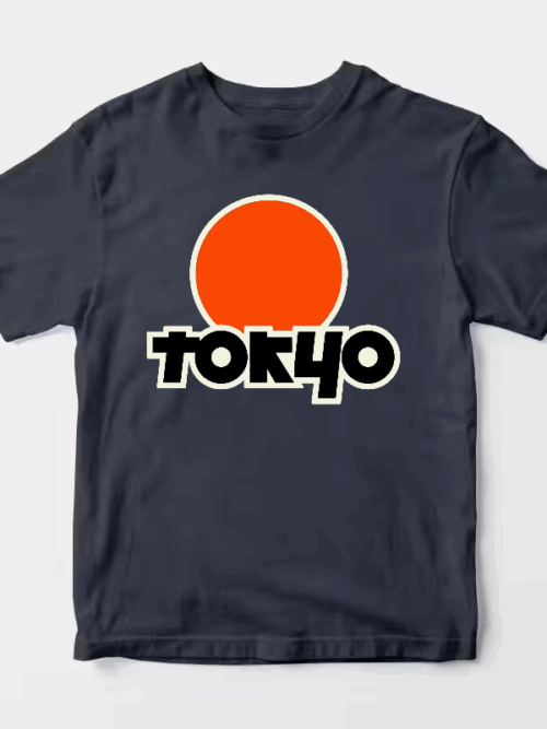Tokyo Text Japanese Logo Minimal Urban Style Unisex T-Shirt