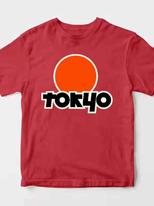 Tokyo Text Japanese Logo Minimal Urban Style Unisex T-Shirt