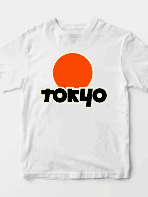 Tokyo Text Japanese Logo Minimal Urban Style Unisex T-Shirt