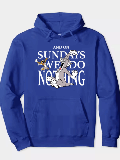 Tom and Jerry Lazy Sunday Chill Hoodie