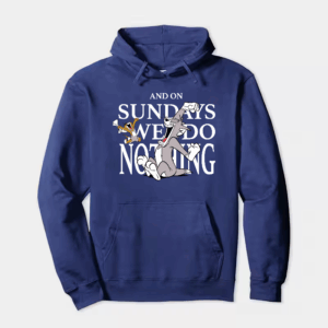Tom and Jerry Lazy Sunday Chill Hoodie