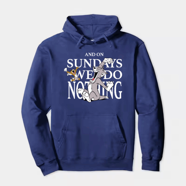 Tom and Jerry Lazy Sunday Chill Hoodie