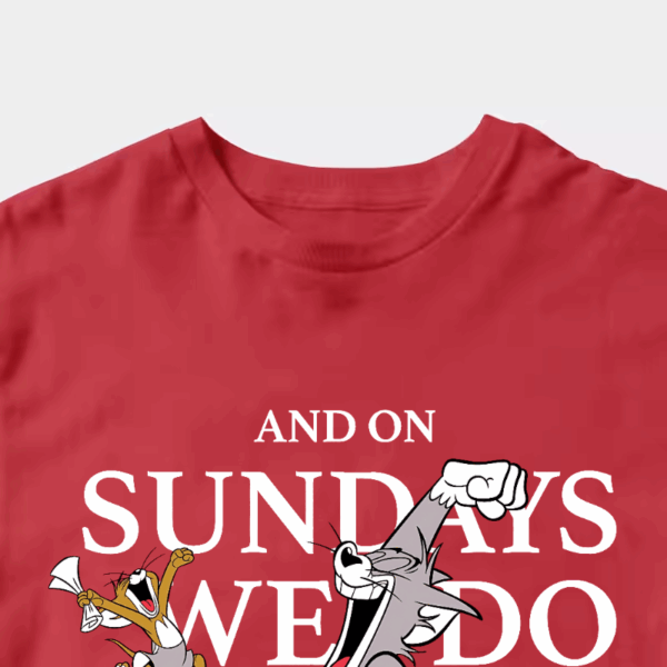 Tom and Jerry Lazy Sunday Chill Unisex T-Shirt