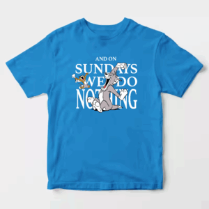 Tom and Jerry Lazy Sunday Chill Unisex T-Shirt