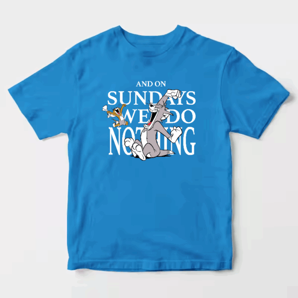 Tom and Jerry Lazy Sunday Chill Unisex T-Shirt