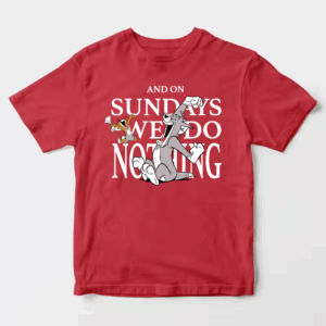 Tom and Jerry Lazy Sunday Chill Unisex T-Shirt