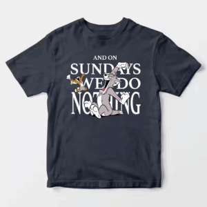 Tom and Jerry Lazy Sunday Chill Unisex T-Shirt